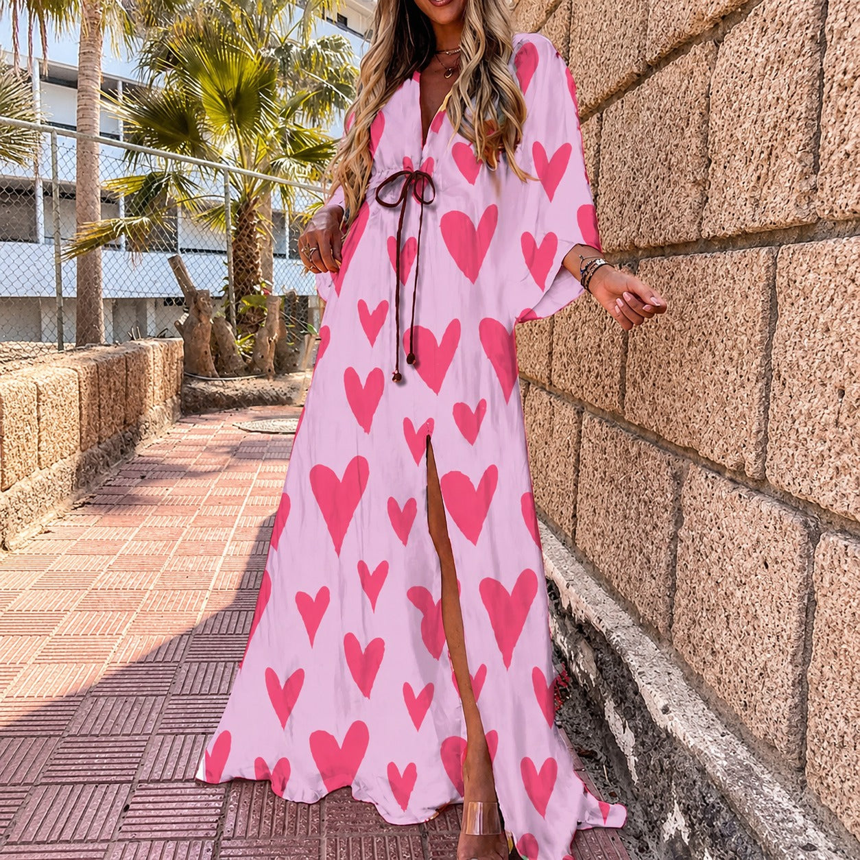 Janice - Robe maxi élégante et lumineuse