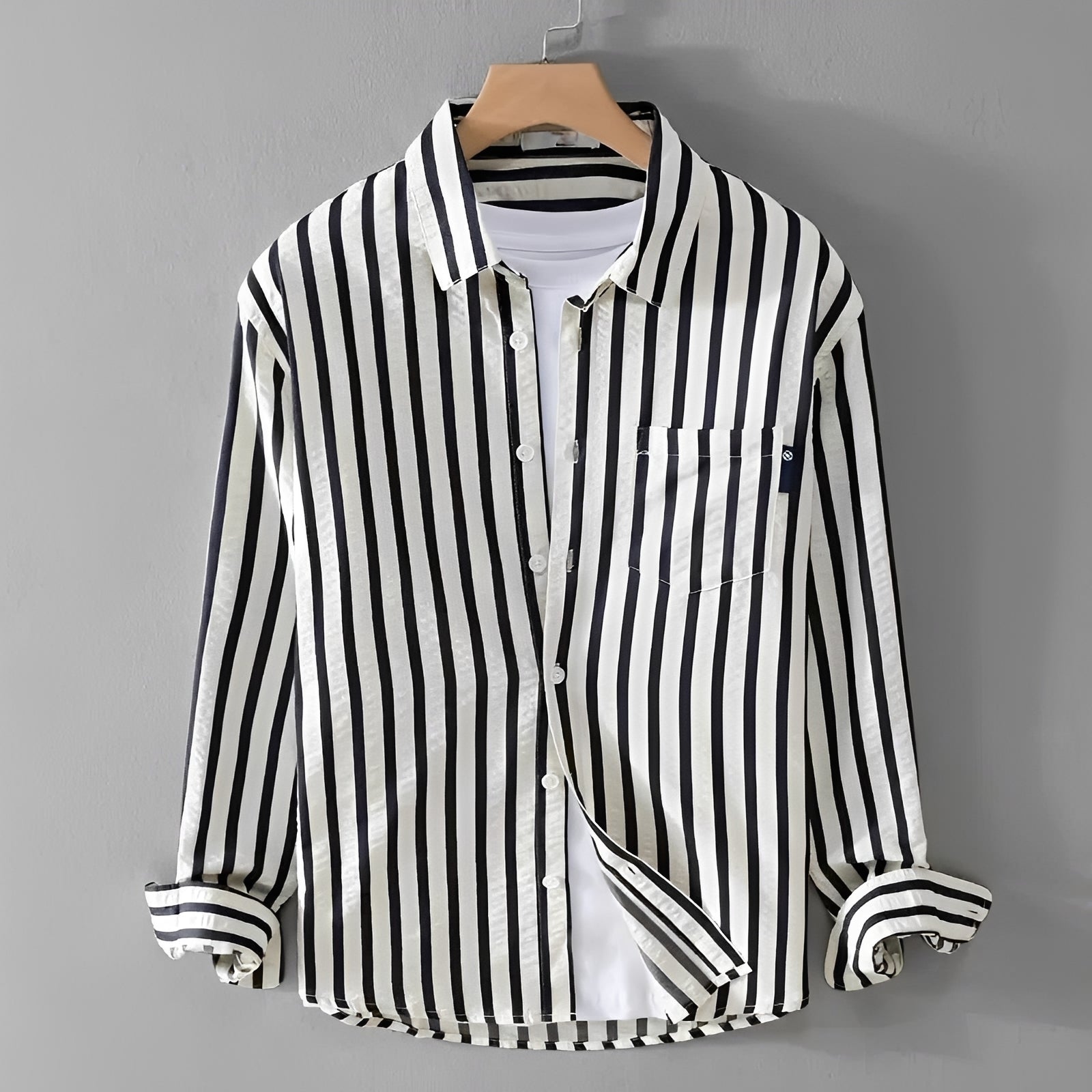 Paul - Chemise Décontractée à Rayures
