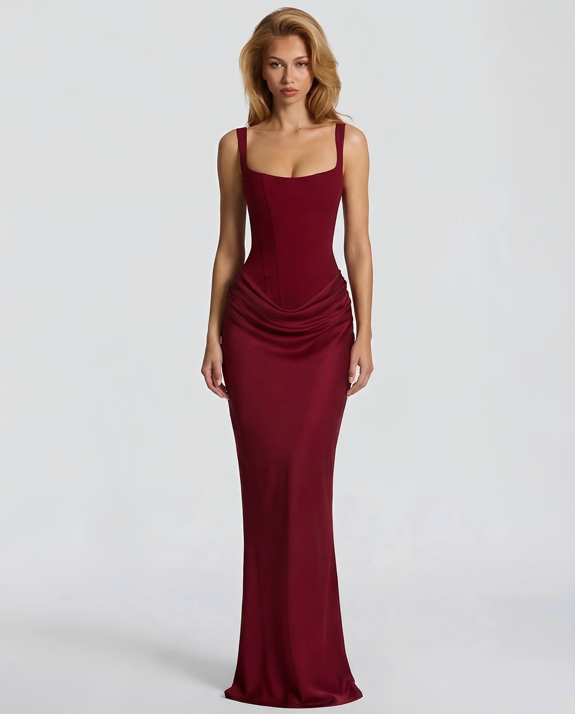Dorsey - Robe longue élégante avec corset