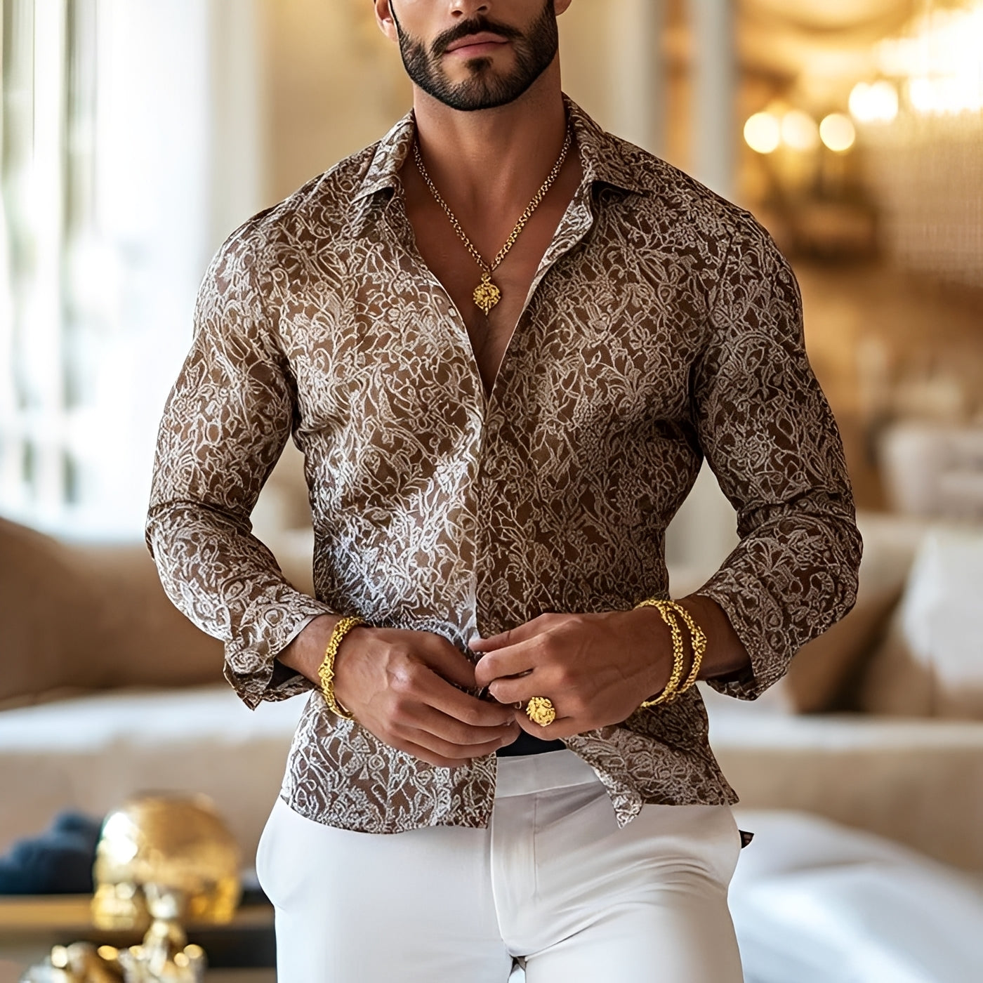 Tim - Chemise Élégante à Manche Longue