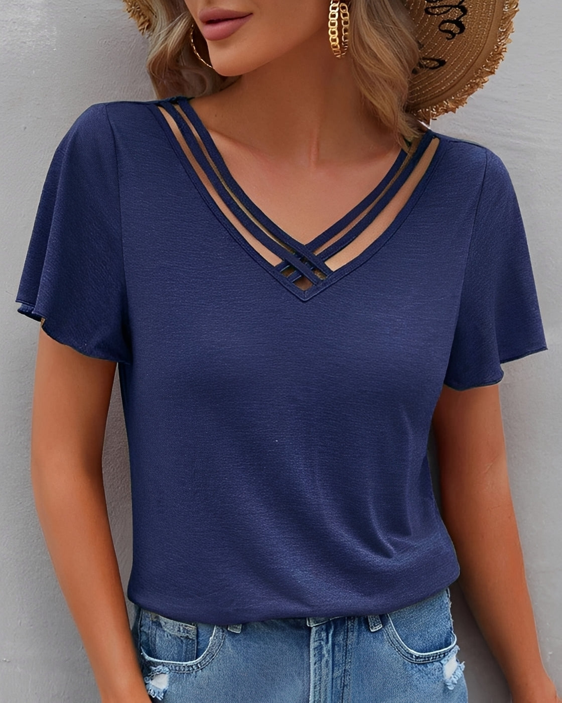 Sahil - Blouse Chic avec Volants