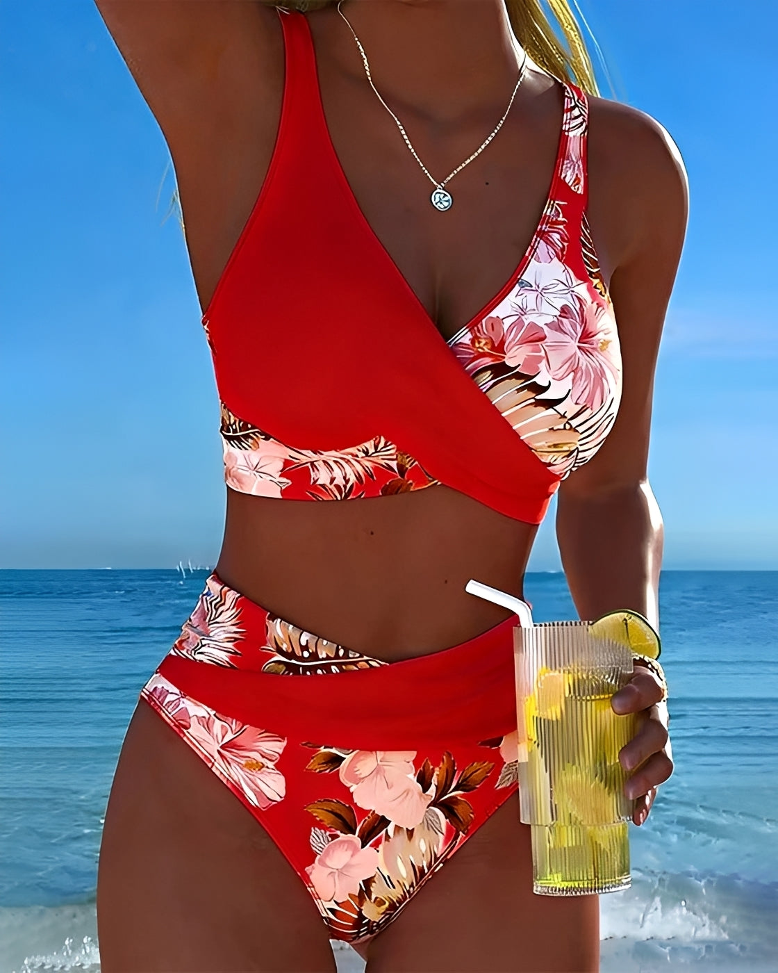 Eleri - Bikini avec motif floral élégant
