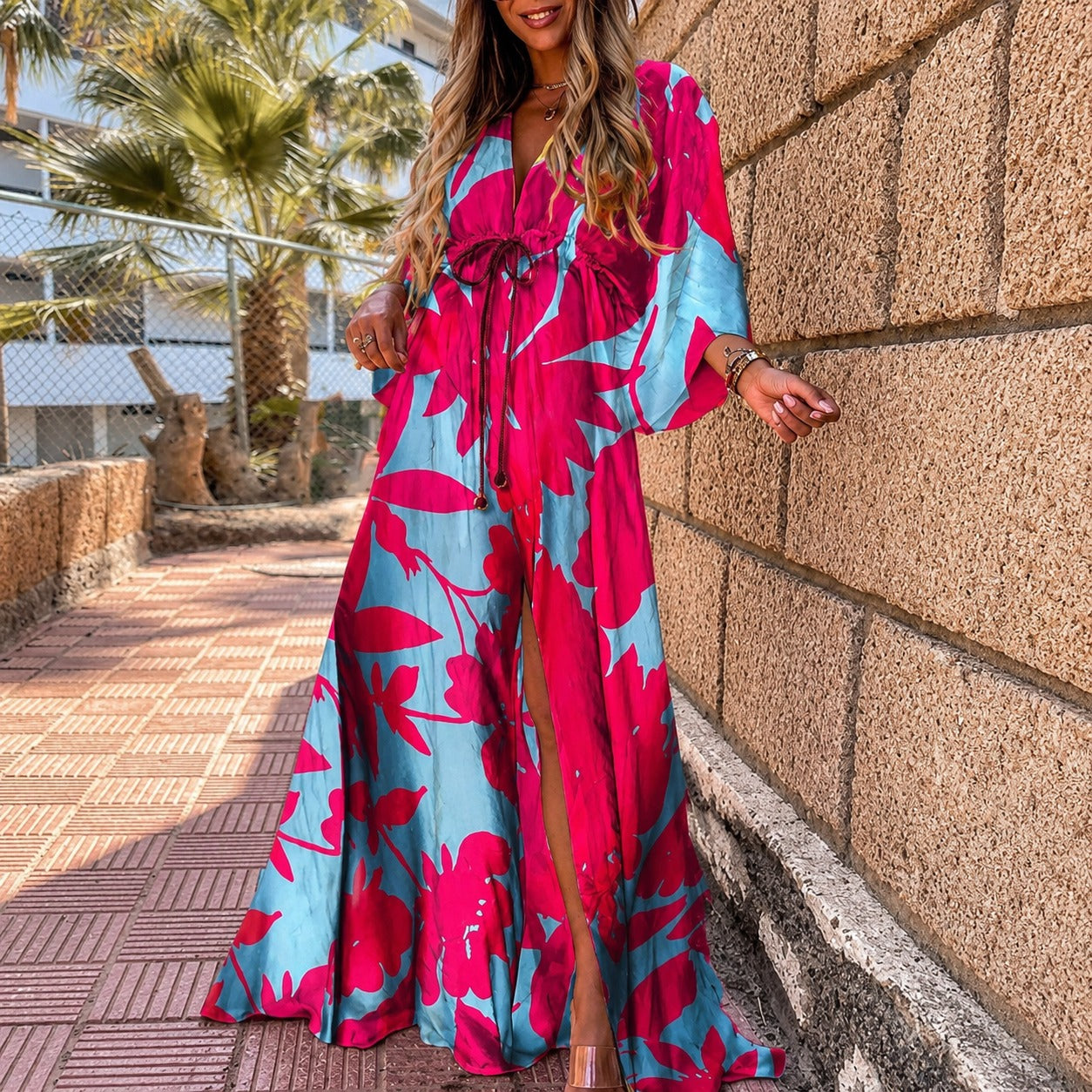 Janice - Robe maxi élégante et lumineuse