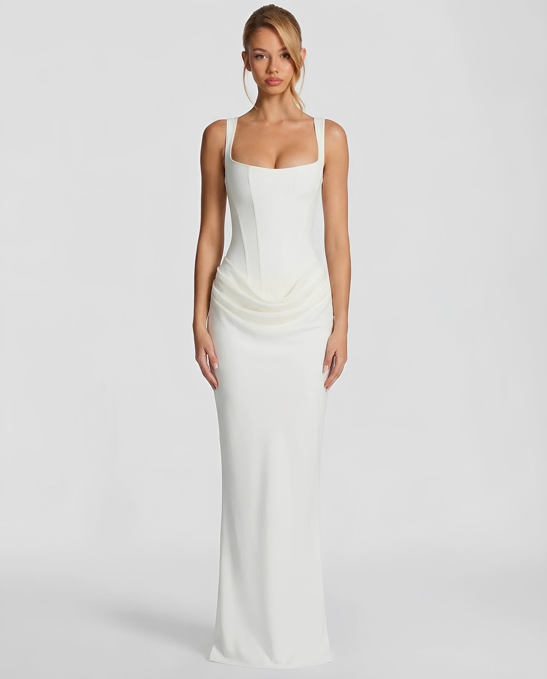 Dorsey - Robe longue élégante avec corset