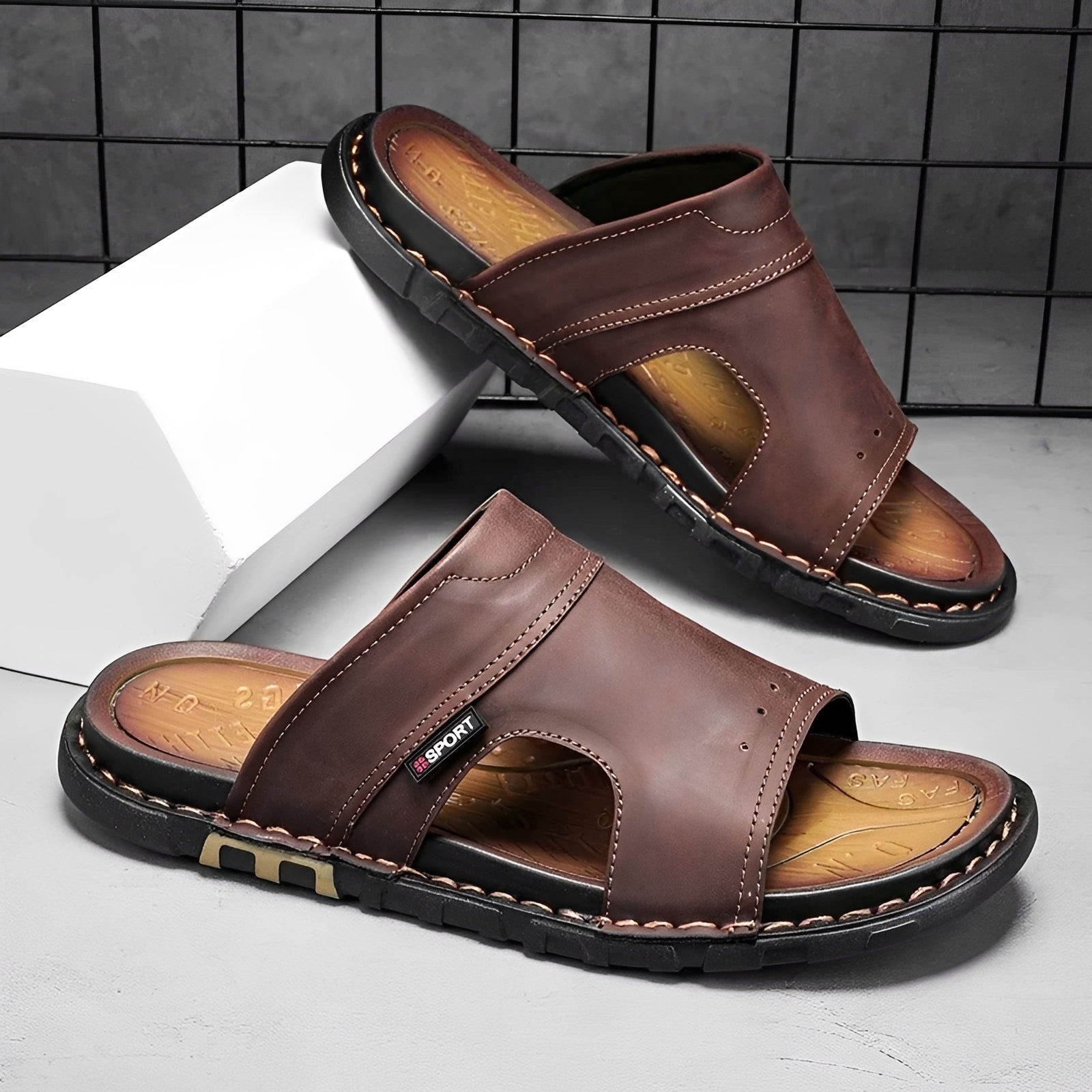 Kent - Sandales confortables à semelle souple