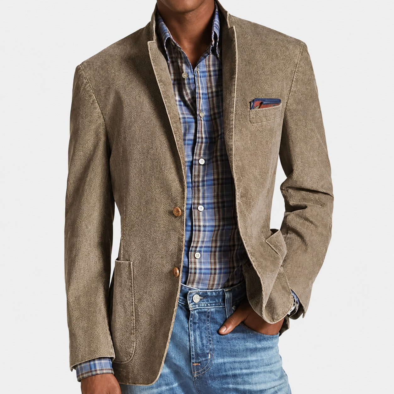 Marco - Blazer vintage à un bouton