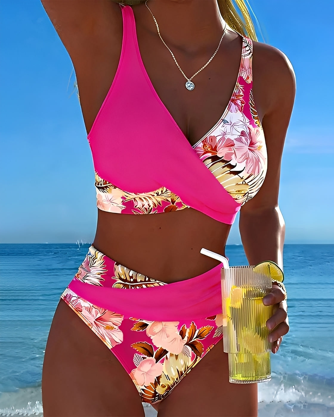 Eleri - Bikini avec motif floral élégant