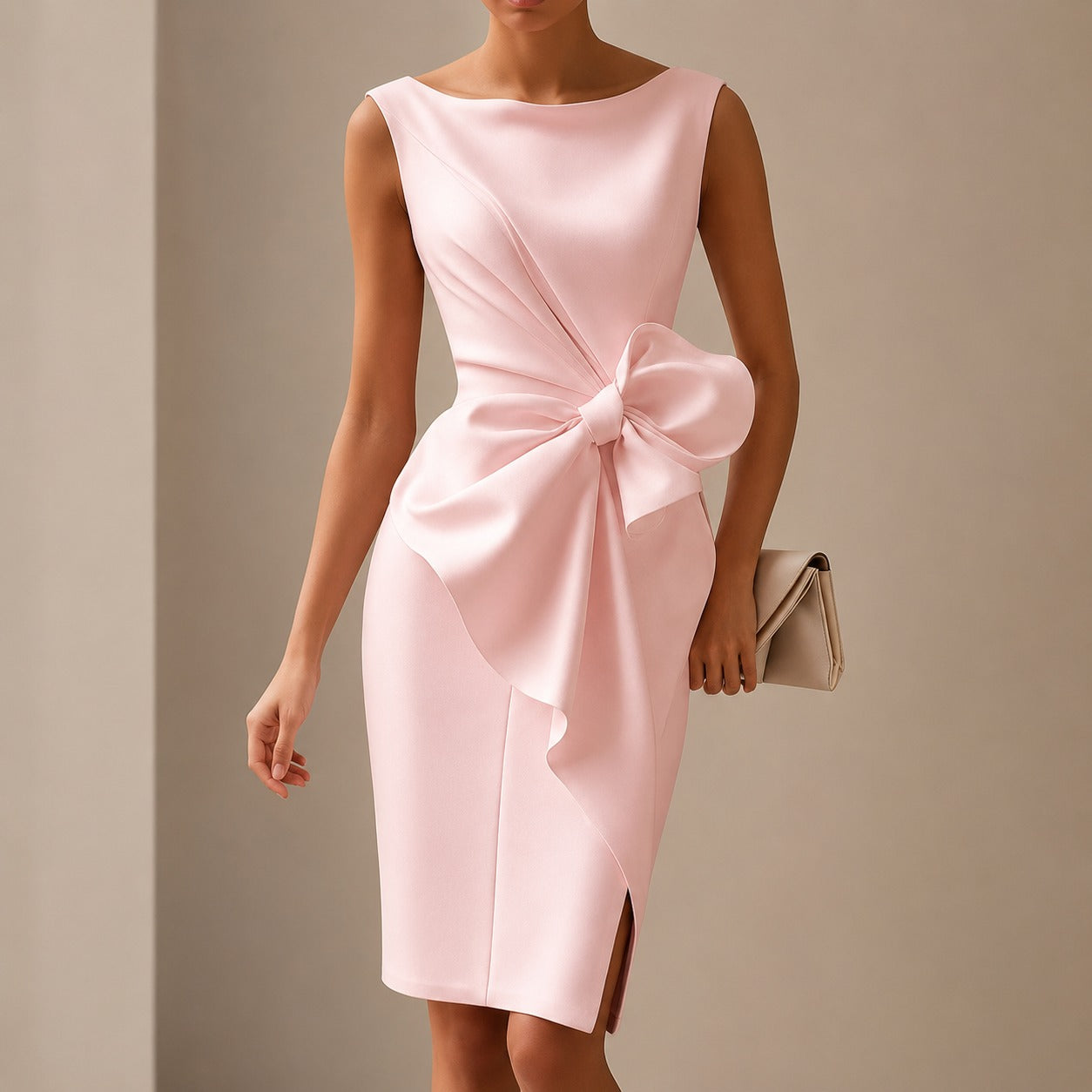 Esmee - Robe Courte Élégante avec Boucle