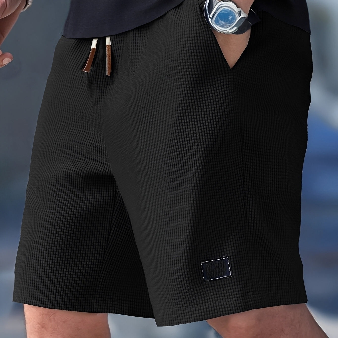 Justin - Shorts confortables avec surface texturée