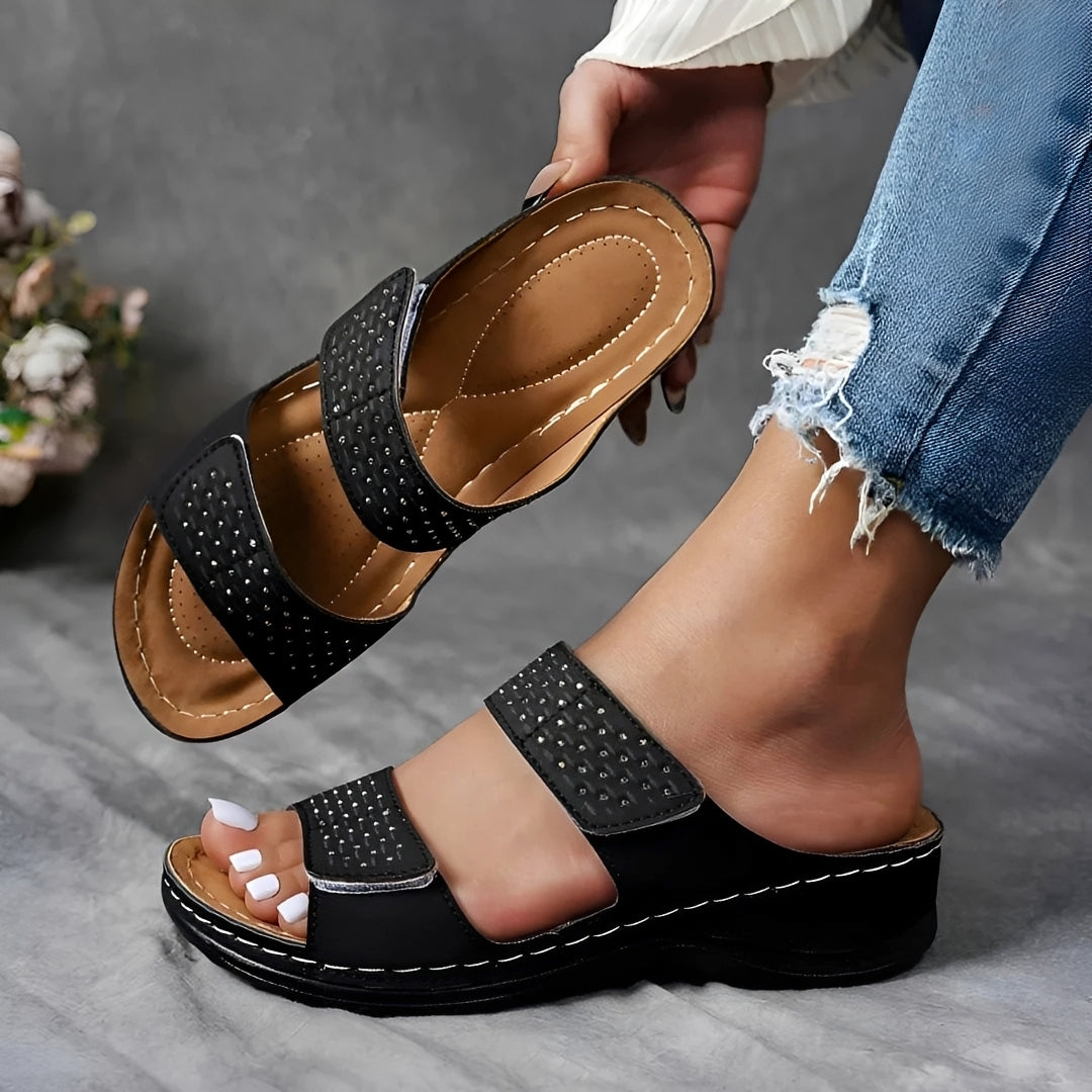 Lauren - Sandales confortables avec découpes