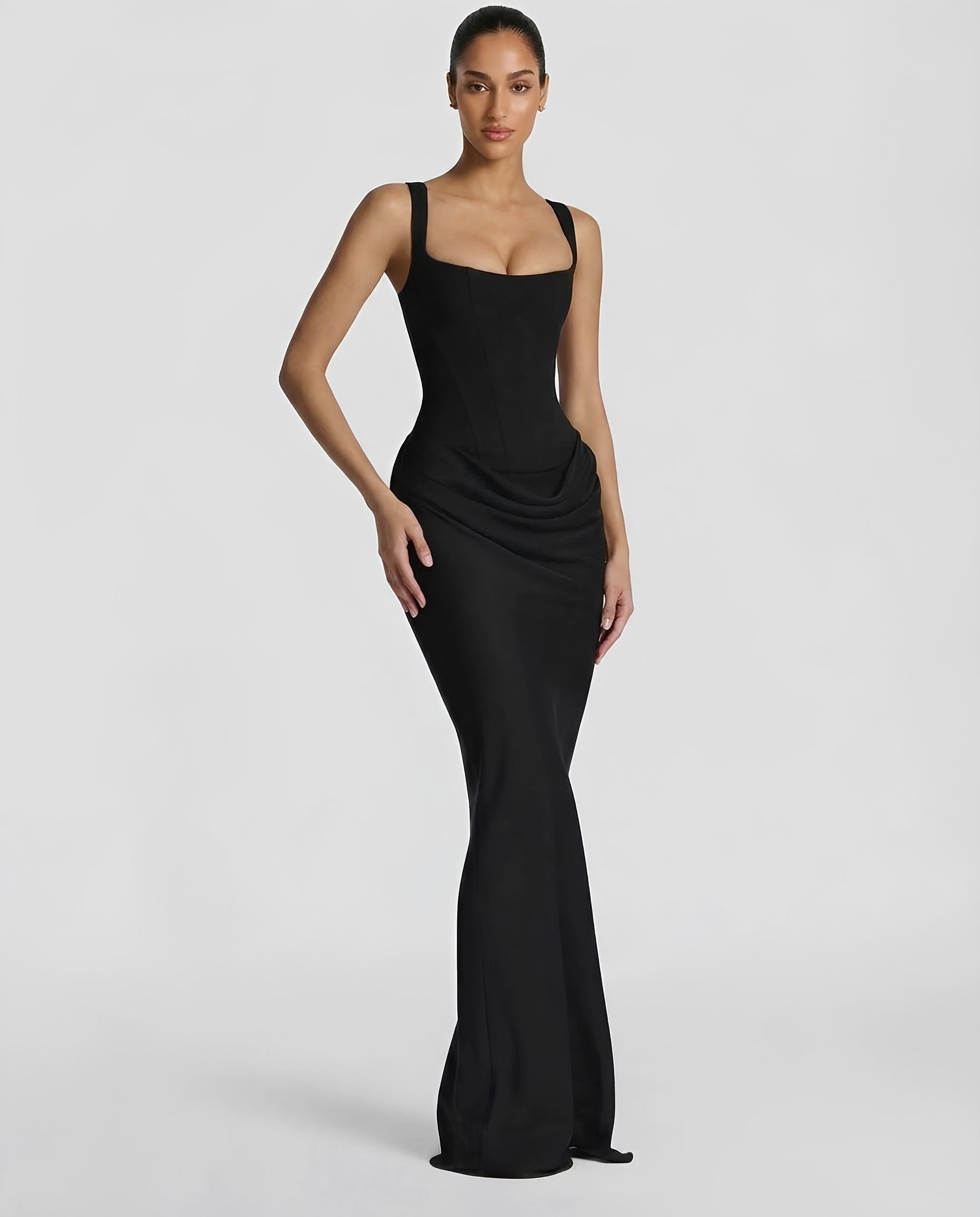 Dorsey - Robe longue élégante avec corset