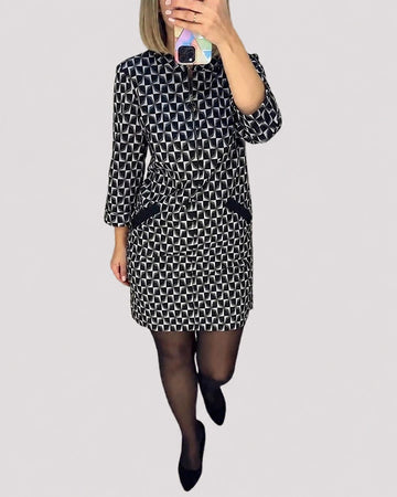 Michelle - Robe chic avec manches longues