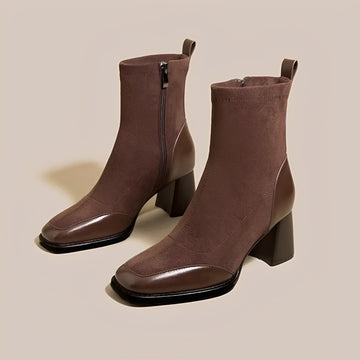 Linda - Bottes à talons compensés pour un look relax