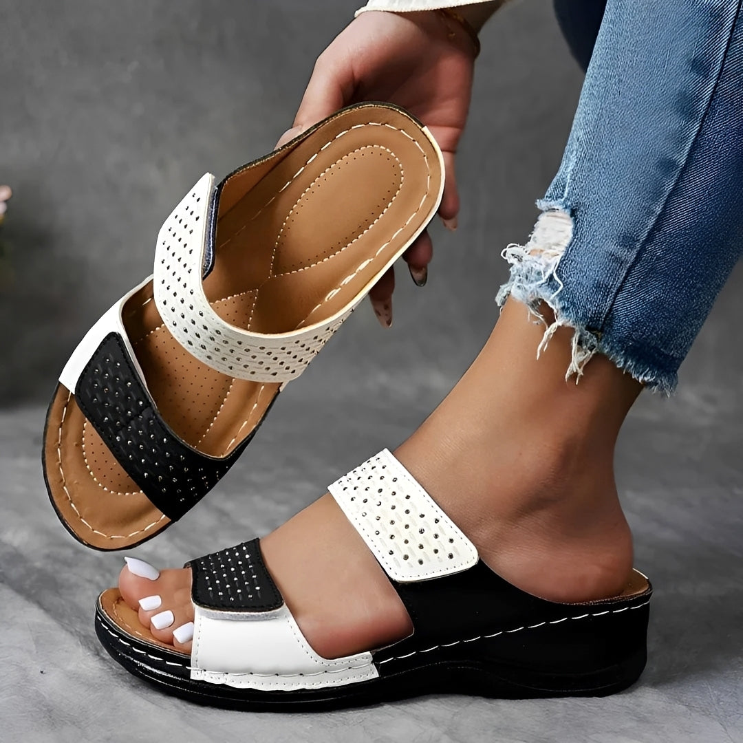 Lauren - Sandales confortables avec découpes