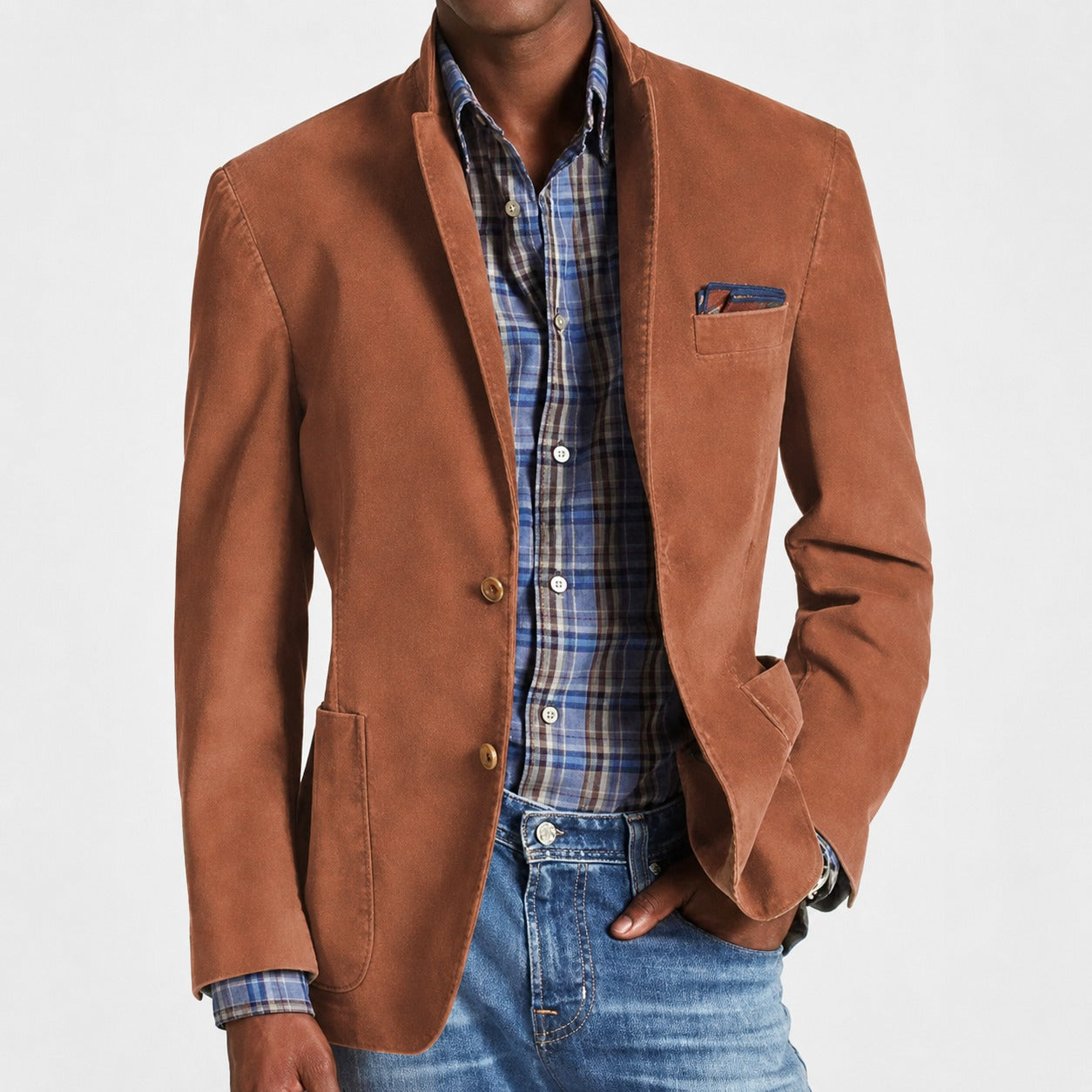 Marco - Blazer vintage à un bouton