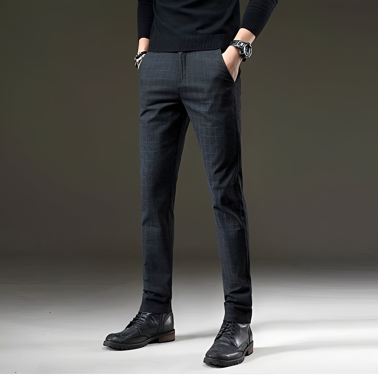 Kristian - Pantalon Raffiné à Carreaux