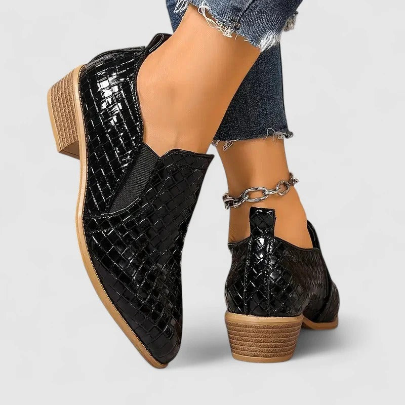 Ellie - Mocassins épais à bout pointu