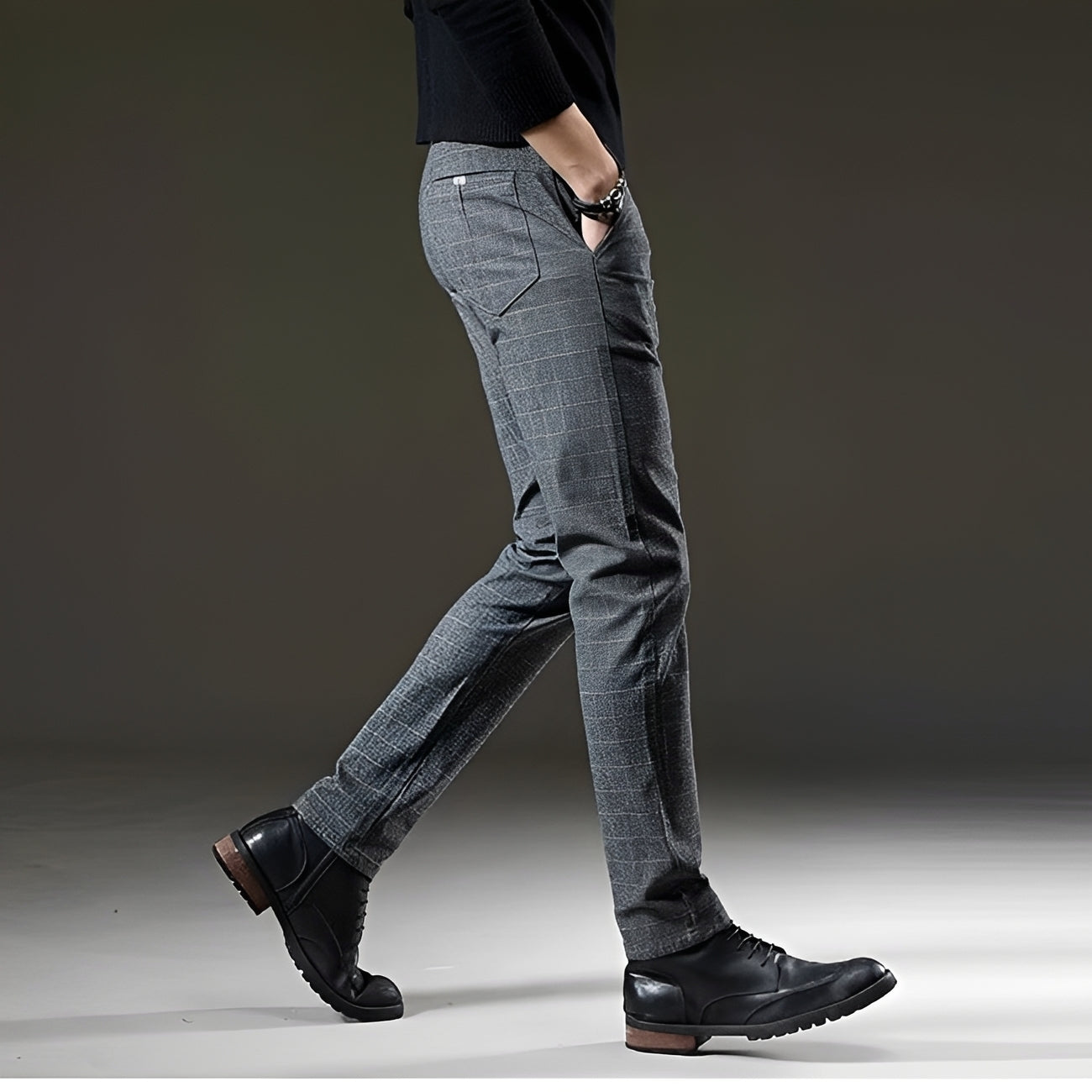 Kristian - Pantalon Raffiné à Carreaux
