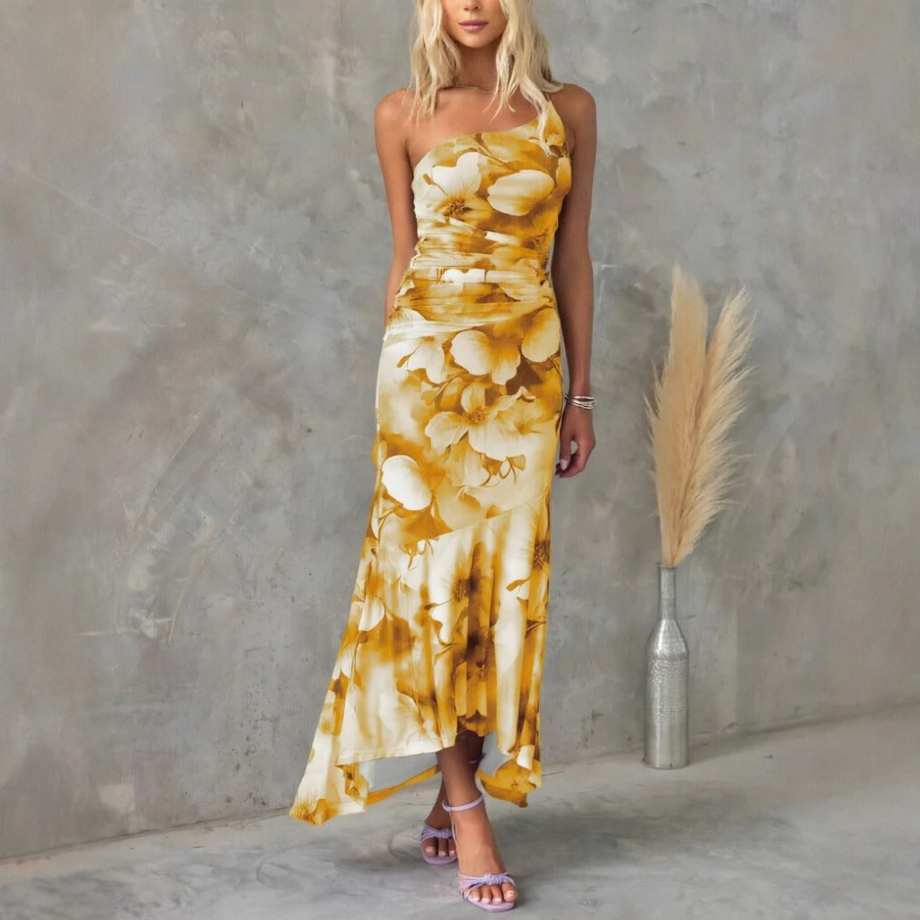 Tiffany - Robe Midi à Motifs Floraux