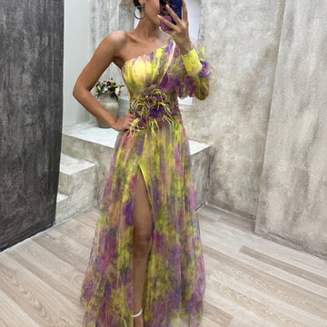 Rowe - Robe Maxi Élégante à Motifs Floraux