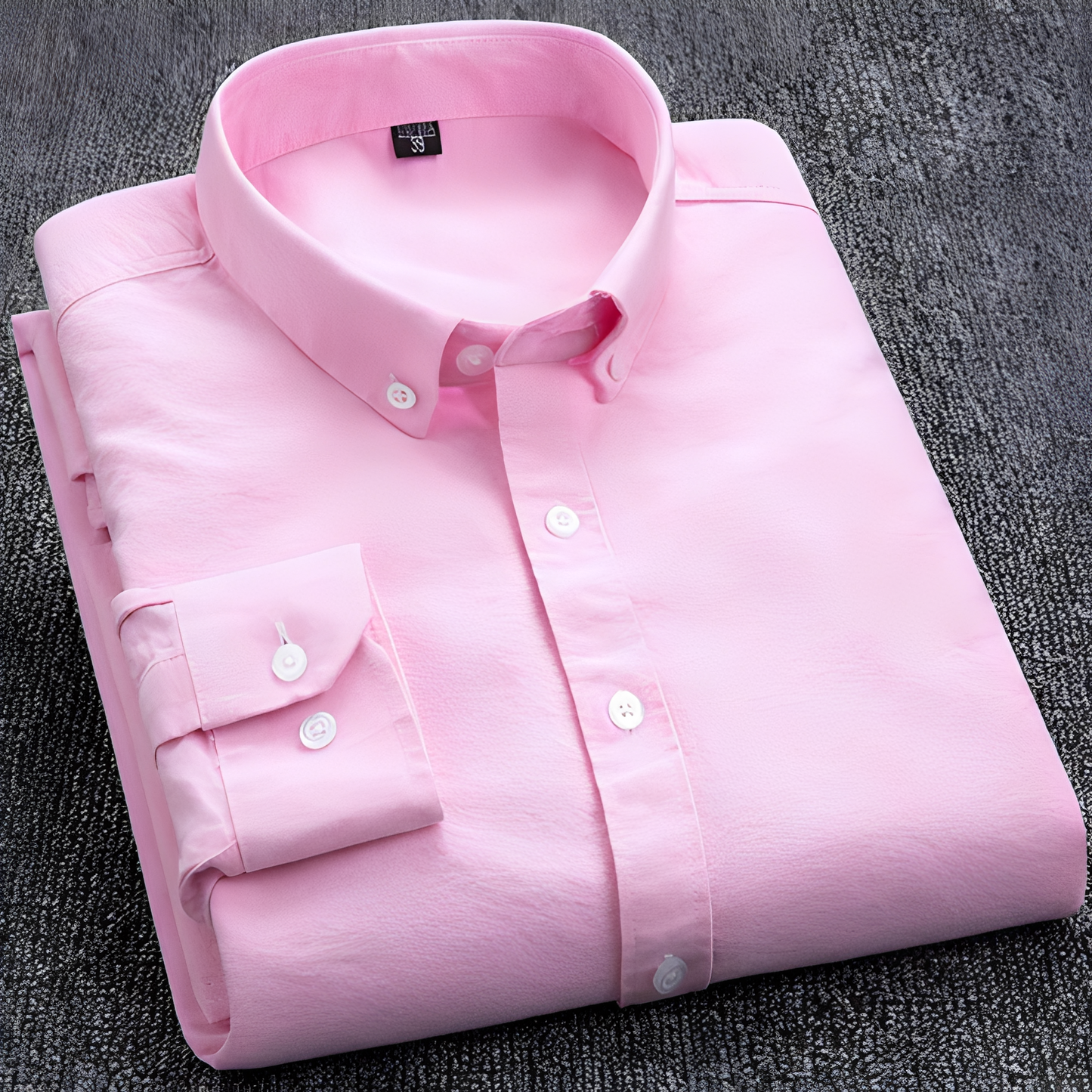Jezriel - Chemise tendance à carreaux avec manches longues pour homme