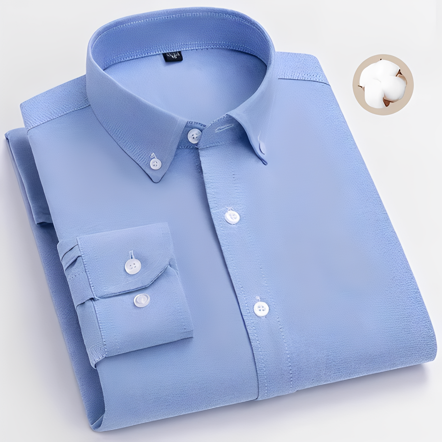 Jezriel - Chemise tendance à carreaux avec manches longues pour homme