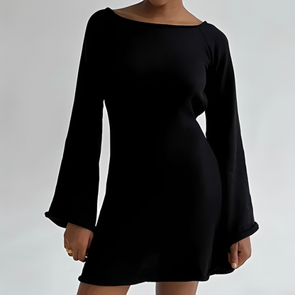 Aryana - Robe d'été chic à manches longues pour femme