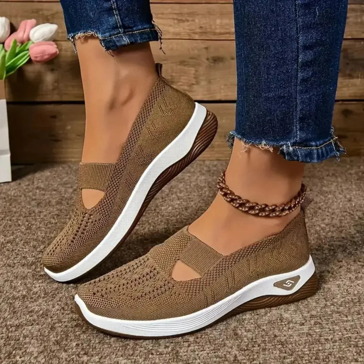Madelline - Baskets pour femme avec talon