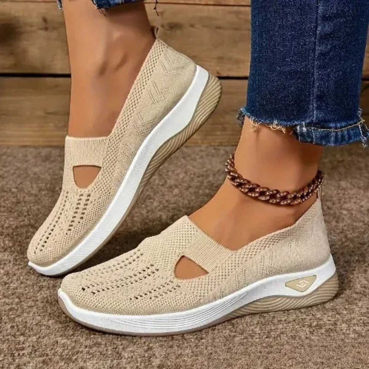 Madelline - Baskets pour femme avec talon