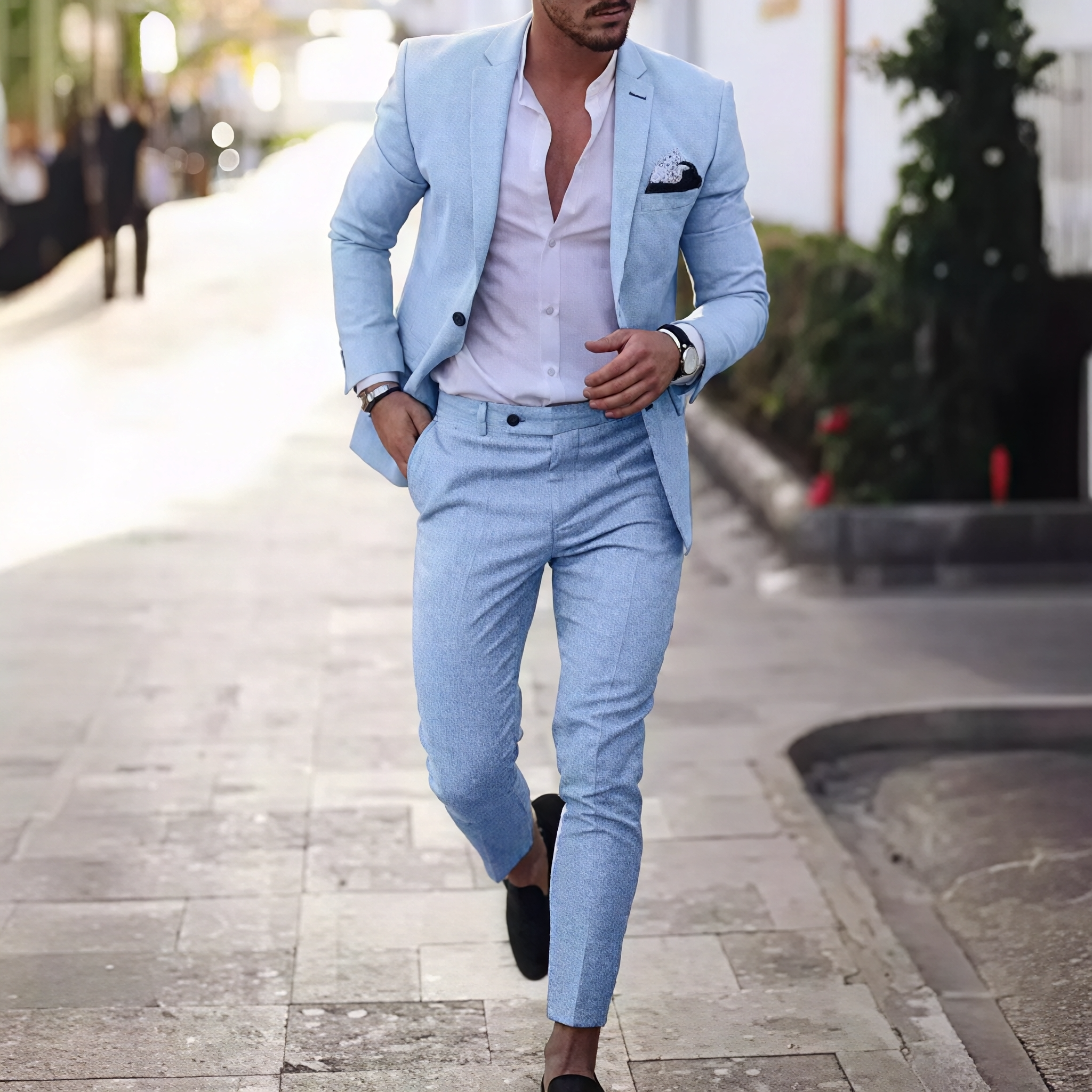 John - Costume masculin ajusté