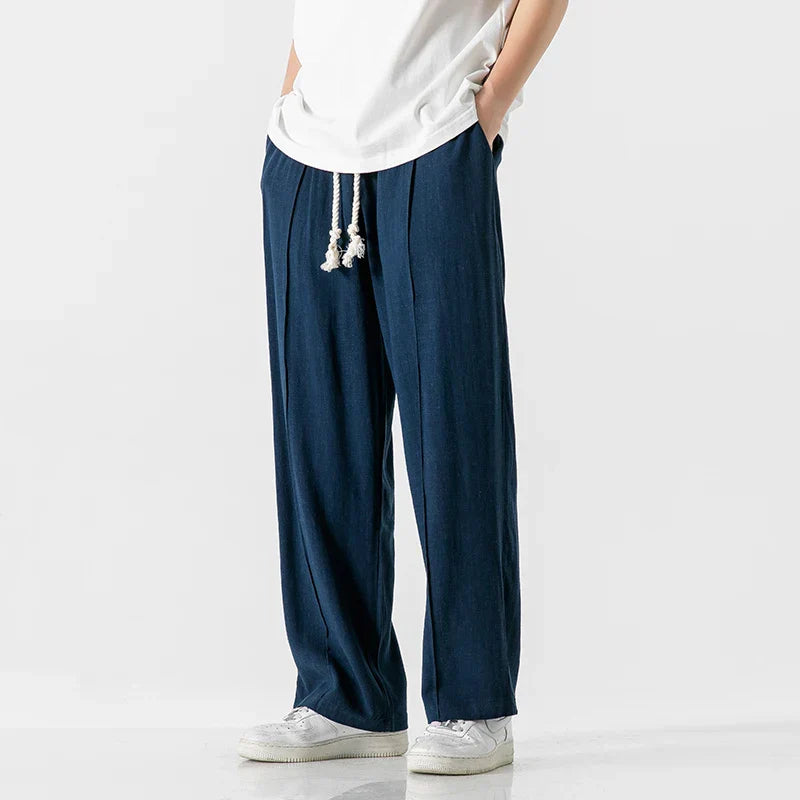 Ezra - Pantalon avec taille élastique