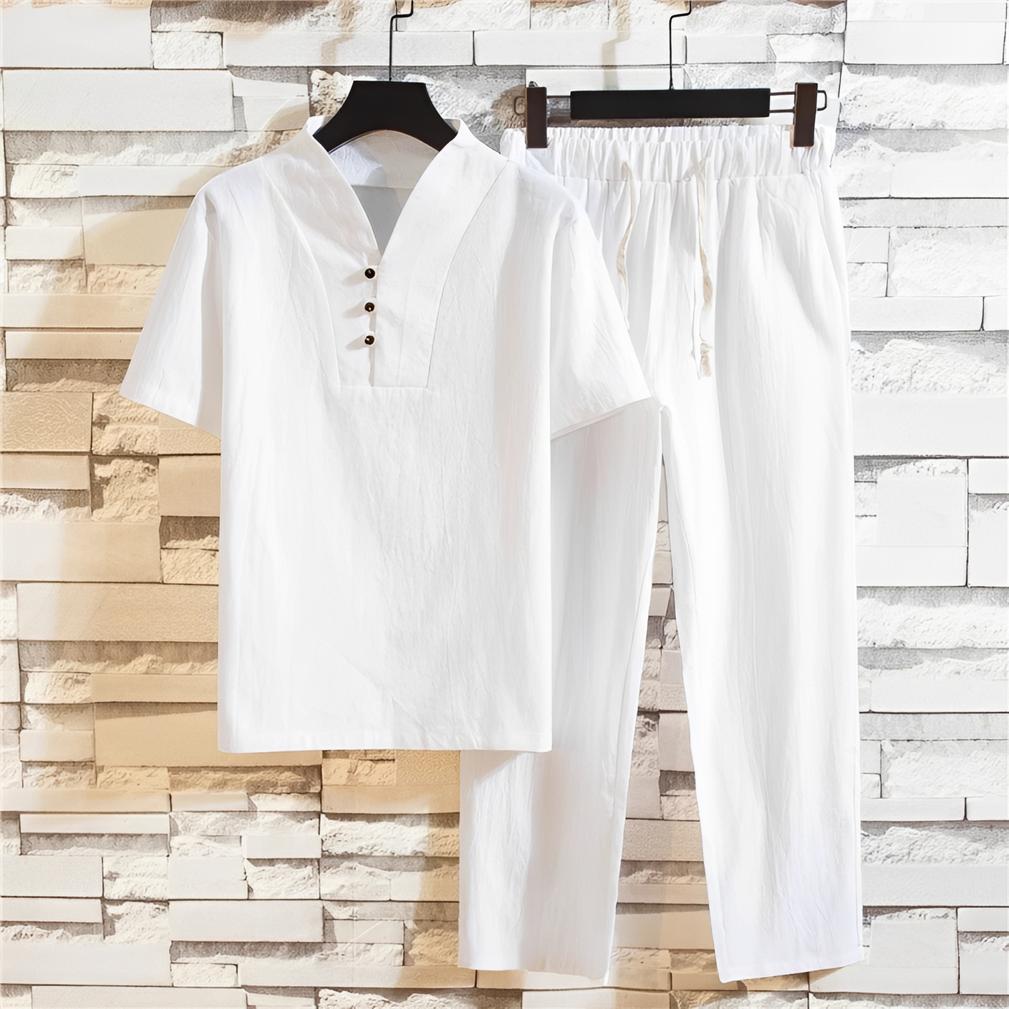 Cyril - Ensemble chemise et pantalon pour homme - pour les jours ensoleillés