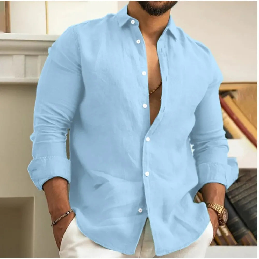 Ronnie – Camisa ligera y transpirable para hombre