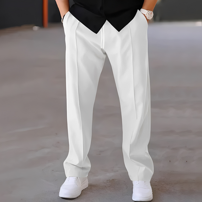 Fresniel - Pantalon ample et droit à la mode pour homme