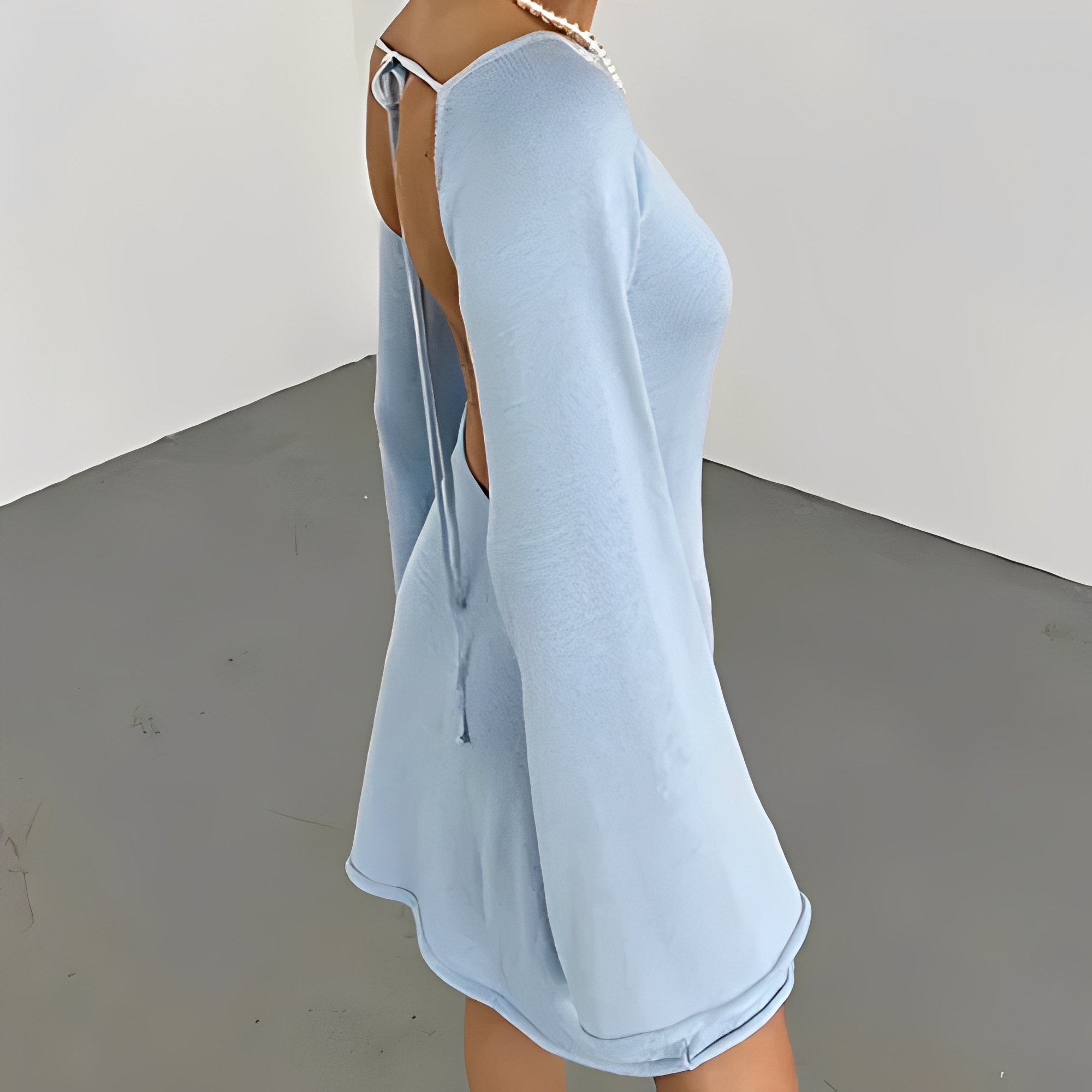 Aryana - Robe d'été chic à manches longues pour femme