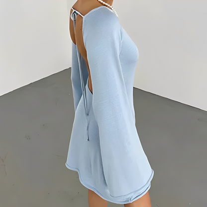 Aryana - Robe d'été chic à manches longues pour femme