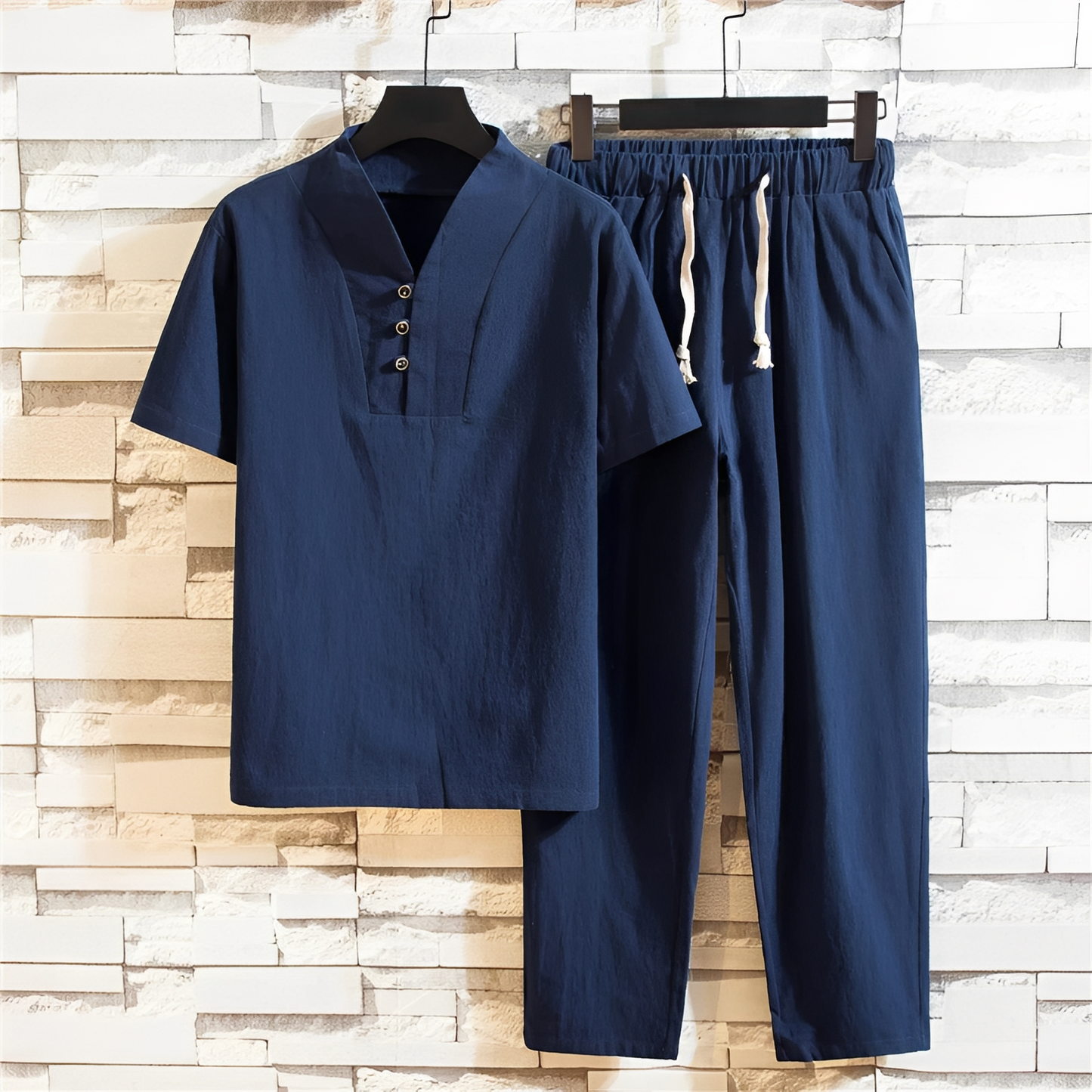 Cyril - Ensemble chemise et pantalon pour homme - pour les jours ensoleillés