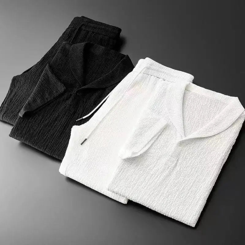 Luca - haut à manches courtes avec pantalon et taille élastique
