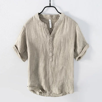 Everett - Chemise à courte patte de boutonnage
