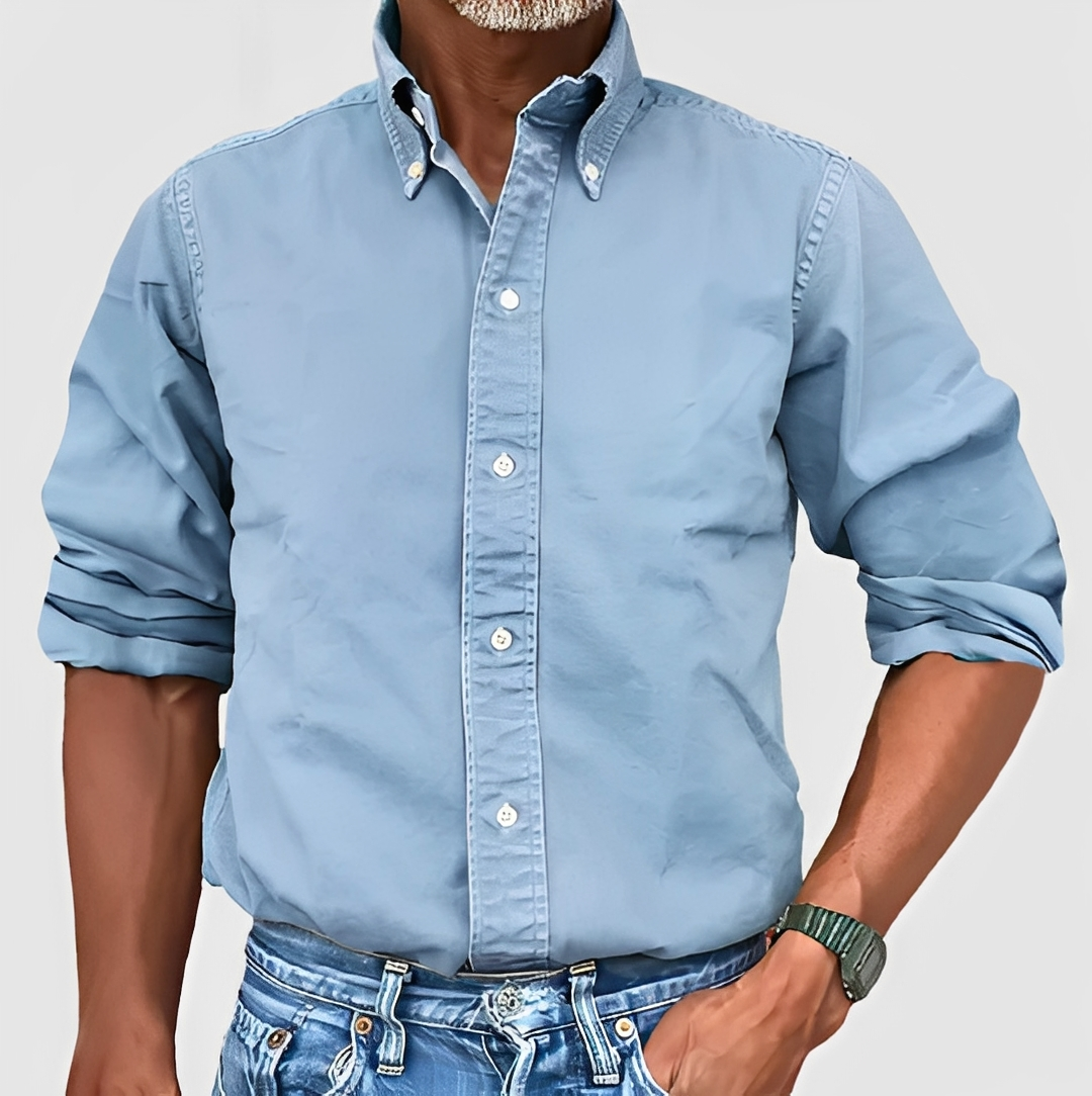 Erwan - Chemise homme classique à manches longues
