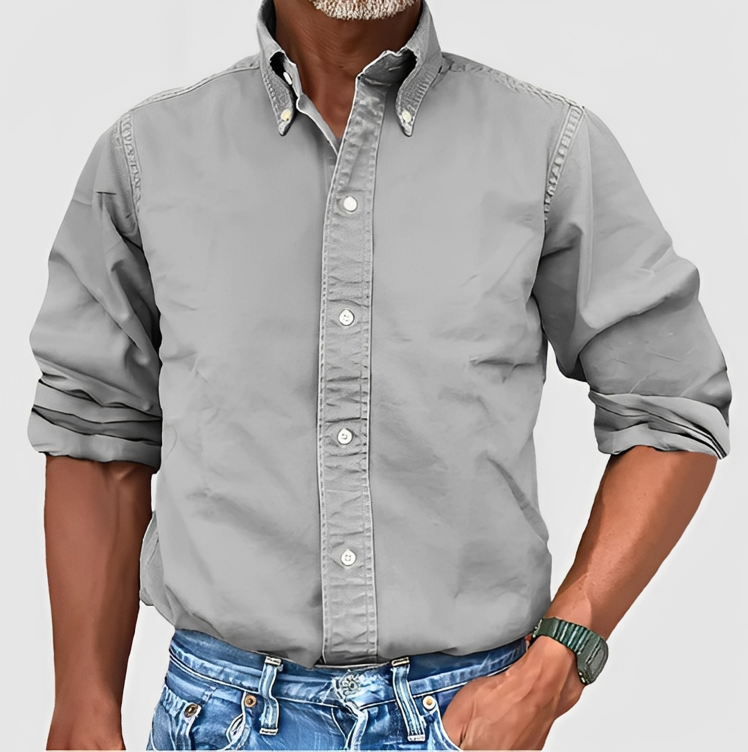 Erwan - Chemise homme classique à manches longues