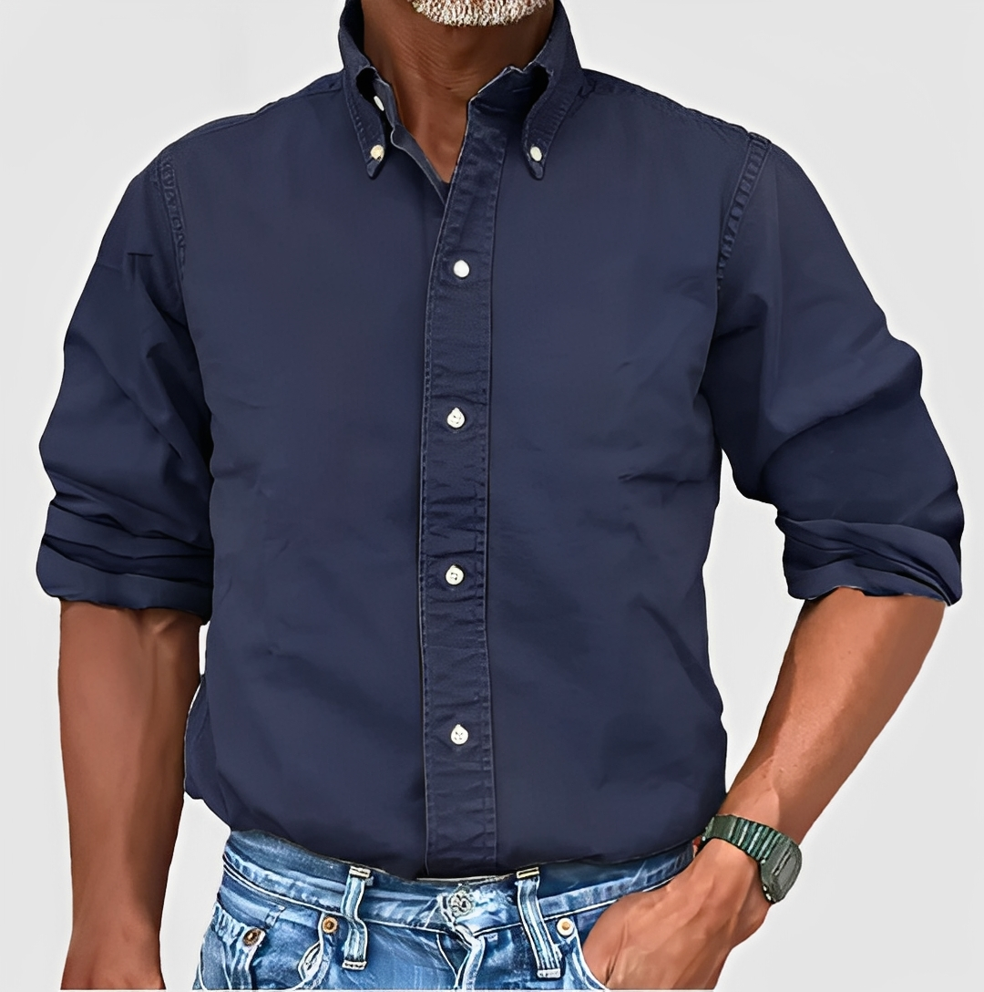 Erwan - Chemise homme classique à manches longues
