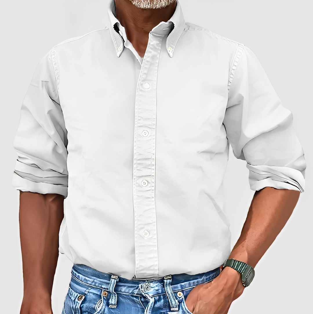 Erwan - Chemise homme classique à manches longues