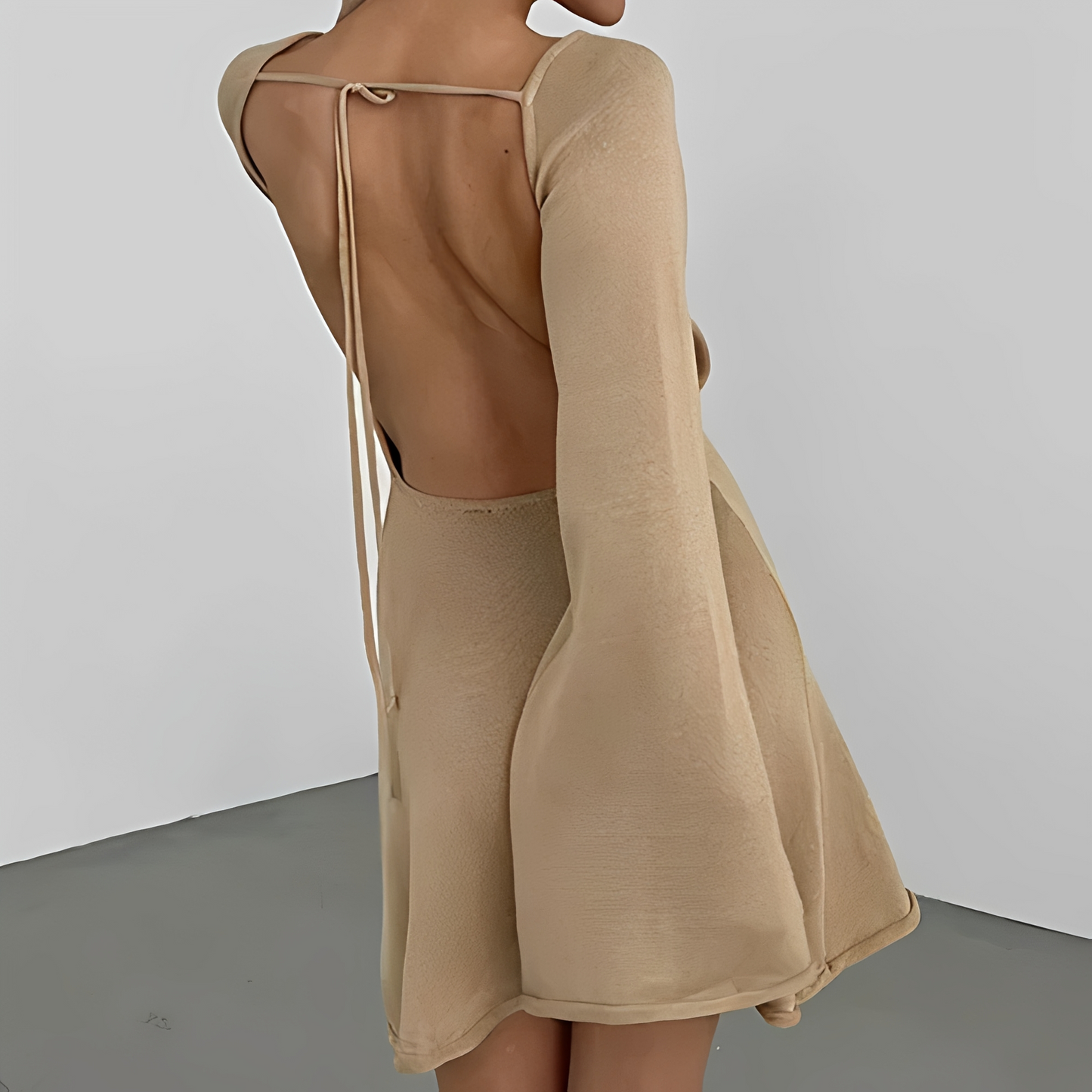 Aryana - Robe d'été chic à manches longues pour femme