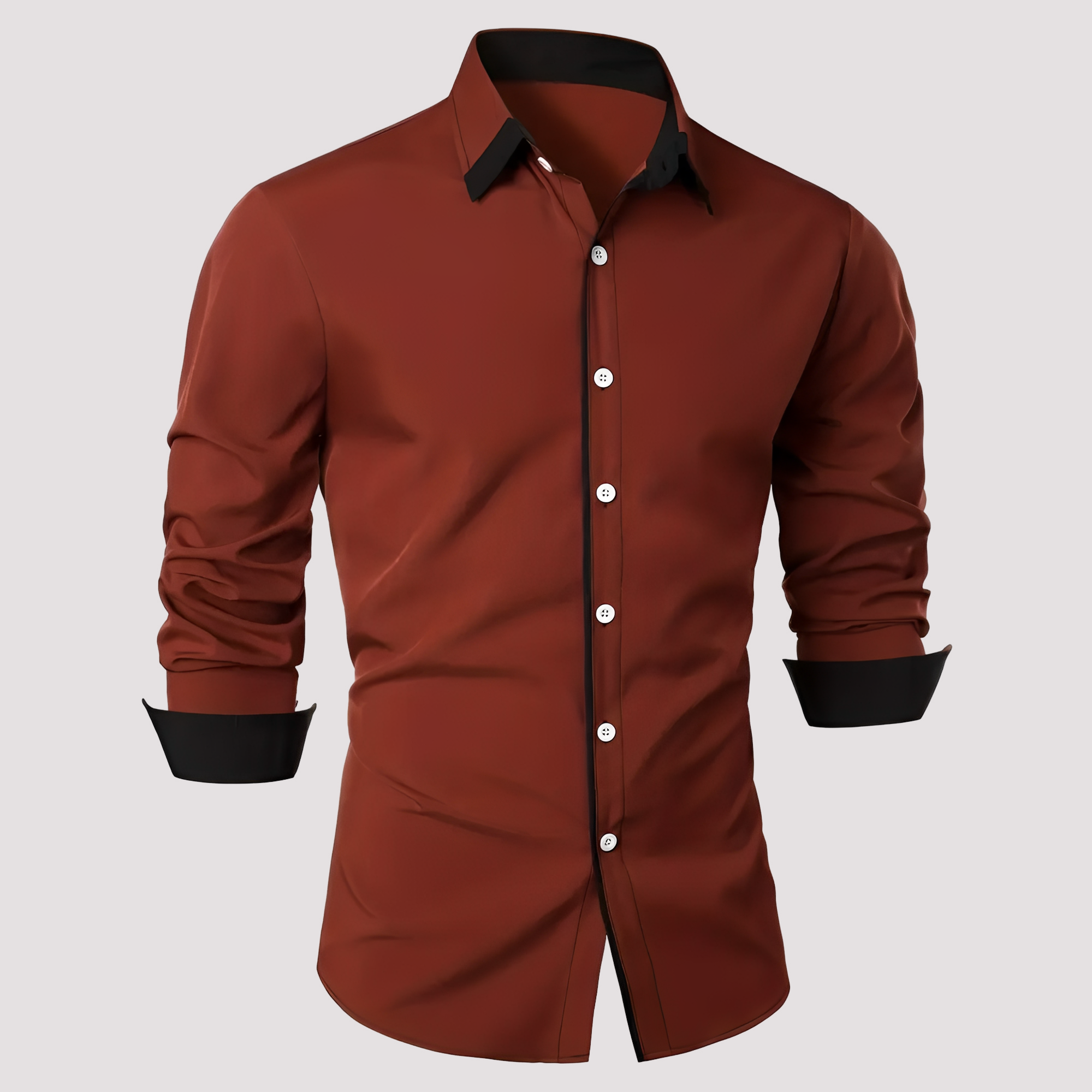 Samuel - Élégante surchemise à manches longues pour hommes