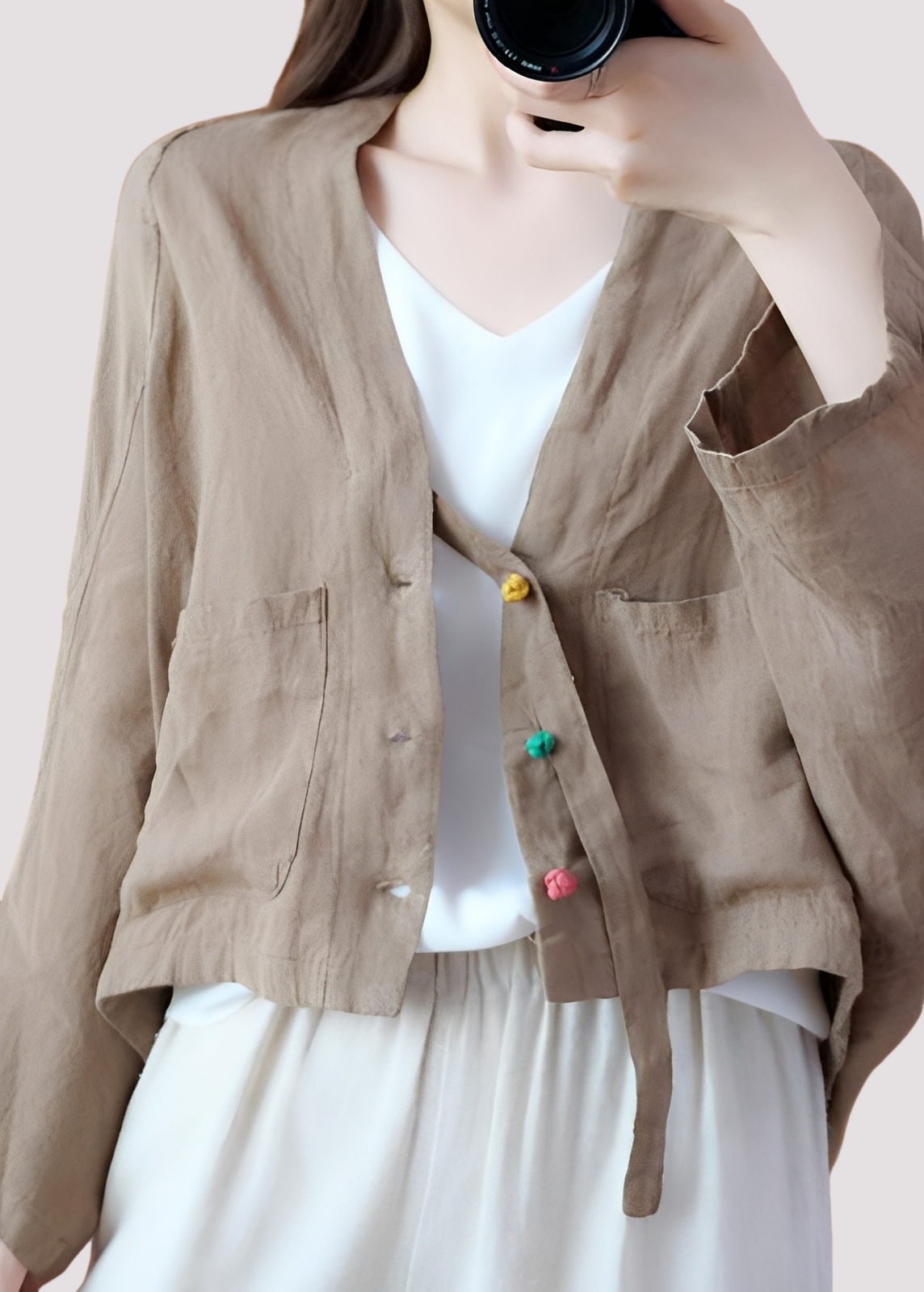 Tilly - Grand cardigan relax avec poches pour femmes