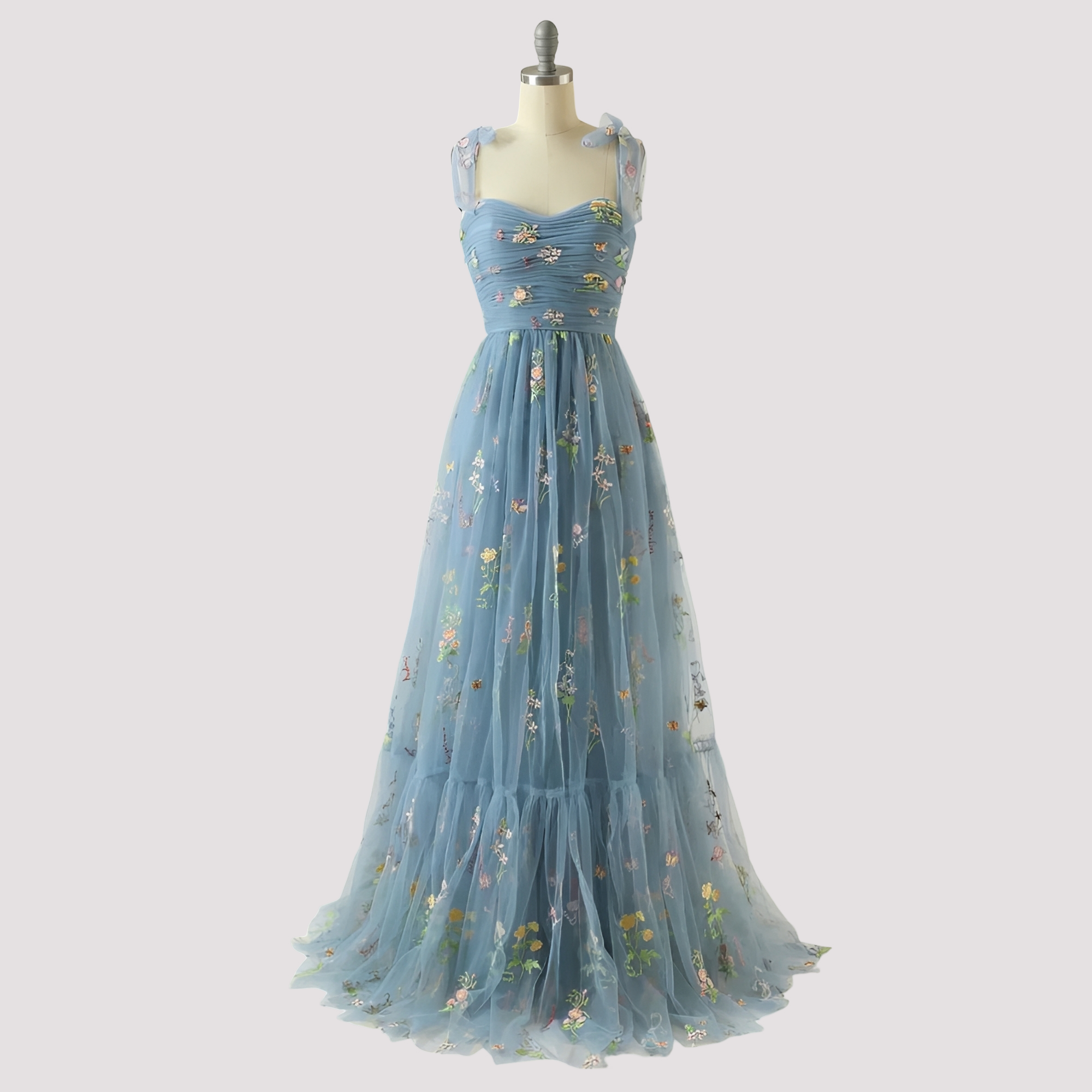 Livia - Robe de bal élégante avec motifs floraux