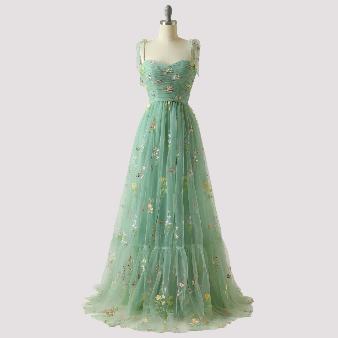 Livia - Robe de bal élégante avec motifs floraux