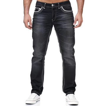 Andy - Jean homme élégant avec style vieilli