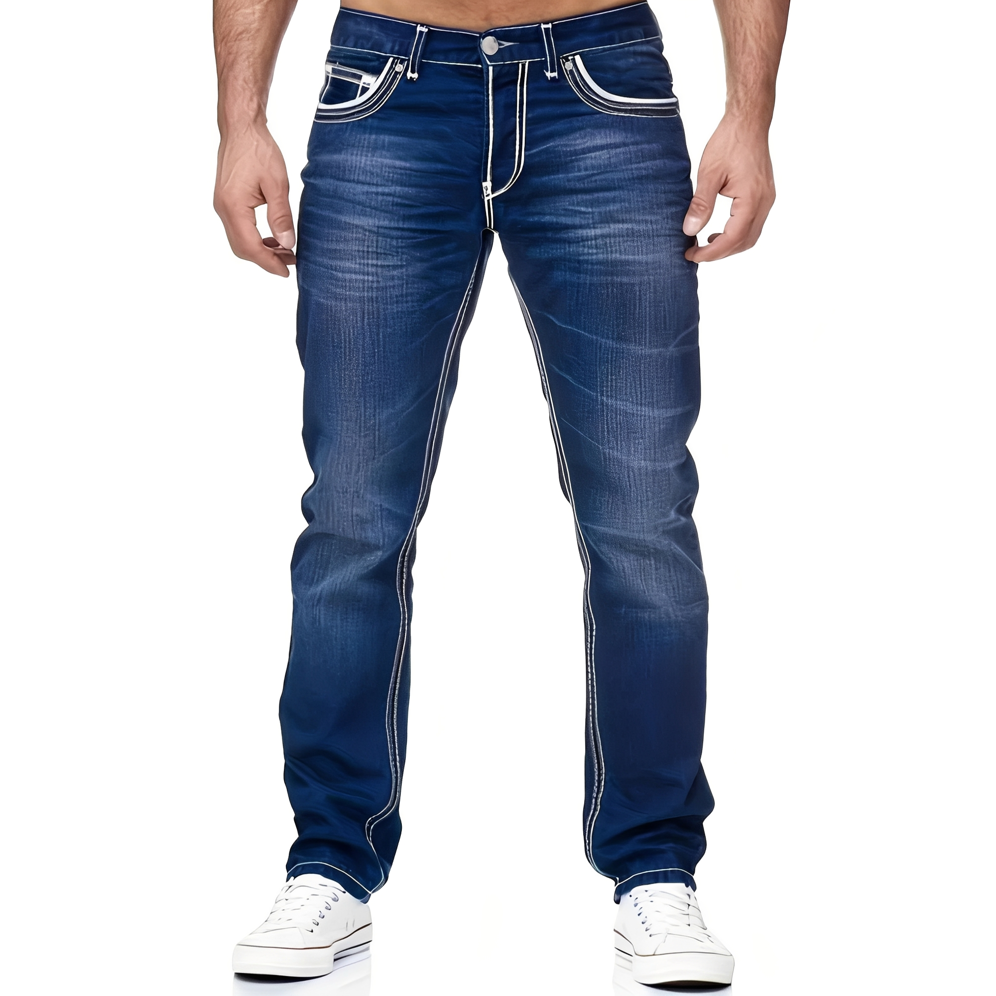 Andy - Jean homme élégant avec style vieilli
